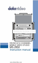 Datavideo MS-2850 Instrukcja obsługi