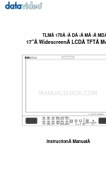 Datavideo TLM-170M Manual de instruções