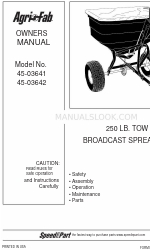Agri-Fab 45-03641 オーナーズマニュアル