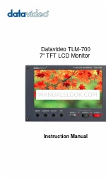 Datavideo TLM-700 Gebruiksaanwijzing