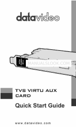 Datavideo TVS-1200 Skrócona instrukcja obsługi