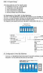 Datavideo DAC-10 Impostazione rapida