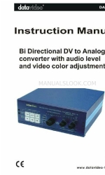 Datavideo DAC-10 Manuale di istruzioni