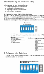 Datavideo DAC-10 Impostazione rapida