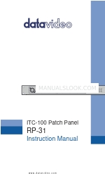 Datavideo RP-31 사용 설명서