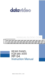 Datavideo RP-54 사용 설명서