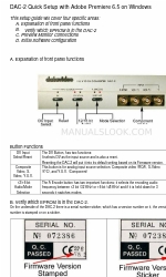 Datavideo DAC-2 Manual de configuración rápida