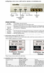 Datavideo DAC-2 Manual complementario