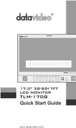 Datavideo TLM-170G Manual de inicio rápido