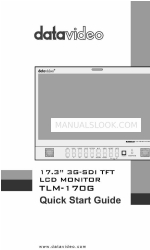 Datavideo TLM-170G Manual de inicio rápido