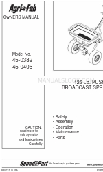 Agri-Fab 45-0405 소유자 매뉴얼