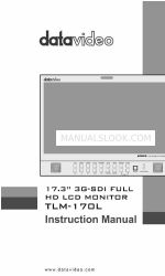 Datavideo TLM-170L Manual de instrucciones