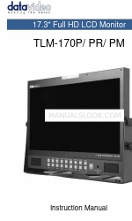 Datavideo TLM-170PR Manual de instruções