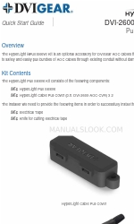 DVIGear DVI-2600-AOC-PSK Quick Start Manual