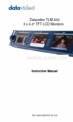 Datavideo TLM-433 Manual de instrucciones