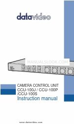 Datavideo CCU-100J 사용 설명서