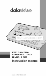 Datavideo RMC-180 Manual de instruções