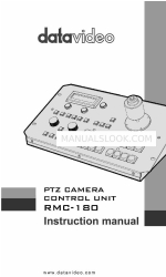 Datavideo RMC-180 Manual de instruções