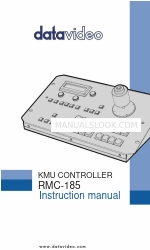 Datavideo RMC-185 사용 설명서