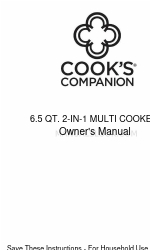 Cook's Companion B422806-00003-00000 소유자 매뉴얼