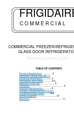 Frigidaire FCFS201LFB - 19.5 cu. Ft. Food Service Grade Freezer Інструкція з експлуатації