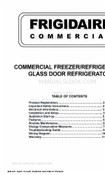 Frigidaire FCRS201LFB0 Manual de uso y mantenimiento