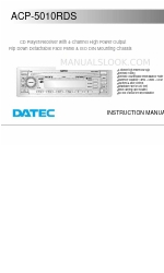 DATEC ACP-5010RDS Gebruiksaanwijzing