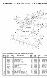 Agri-Fab 45-0265 Teileliste