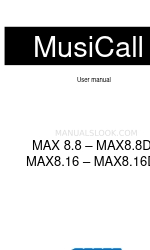 Dateq Musicall MAX8.16 Benutzerhandbuch