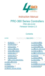 4qd PRO-360 Series Manual de instruções