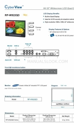 Austin Hughes Electronics CyberView RP-W922QD 사양