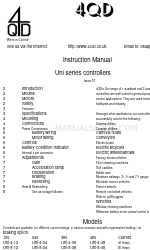 4qd Uni Series Manuale di istruzioni