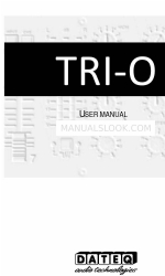 Dateq TRI-O Manual del usuario