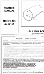 Agri-Fab H.D. Lawn Roller 45-02164 Benutzerhandbuch