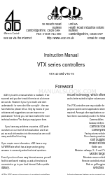 4qd VTX Series Manual de instruções