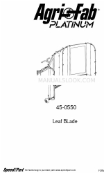 Agri-Fab Platinum 45-0550 Montageanleitung Handbuch