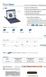 Austin Hughes Electronics Cyberview L-120 Series 사양