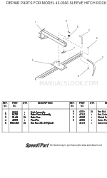 Agri-Fab Sleeve Hitch Rock Rake 45-0366 Reparaturteile