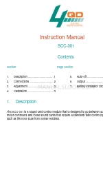 4qd SCC-001 Manual de instruções