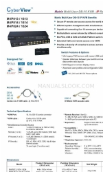 Austin Hughes Electronics CyberView M-IP1624 Технические характеристики