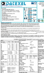 Datexel DAT 4530 Manuel