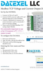 Datexel DAT8024 Instrukcja konfiguracji