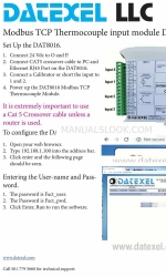 Datexel DAT8016 Instrukcja konfiguracji