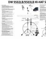 Dw Drums DW 9502LB Instrukcja obsługi