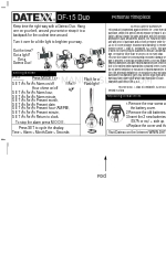 Datexx DF-15 Duo Manual del usuario