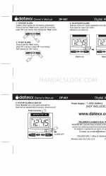 Datexx Df-601 Manual del usuario