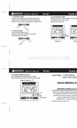 Datexx Df-601 Manual del usuario