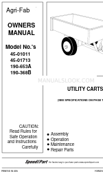 Agri-Fab 45-01011 Benutzerhandbuch