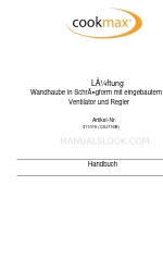 CookMax 311015 Instrucciones de instalación, ajuste, uso y mantenimiento