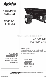 Agri-Fab 45-01754 Посібник користувача